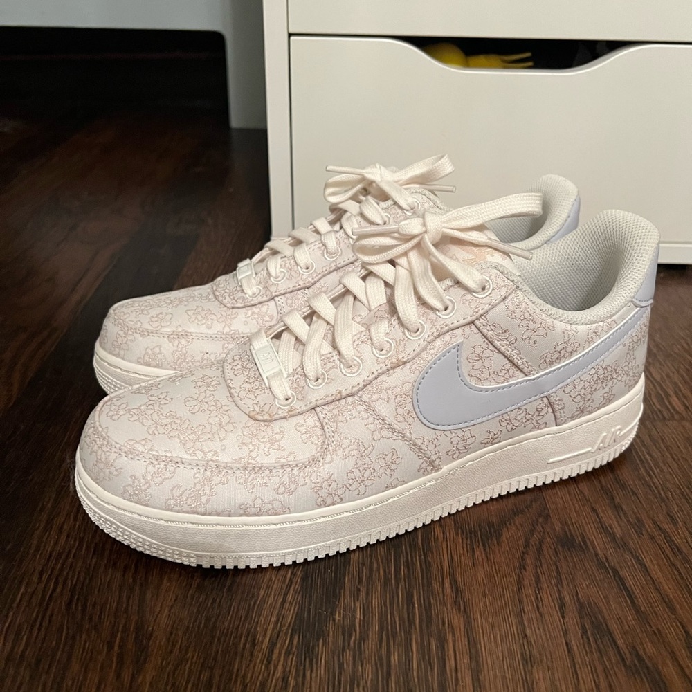 Nike Air Force ones Jacquard Floral Embroidery